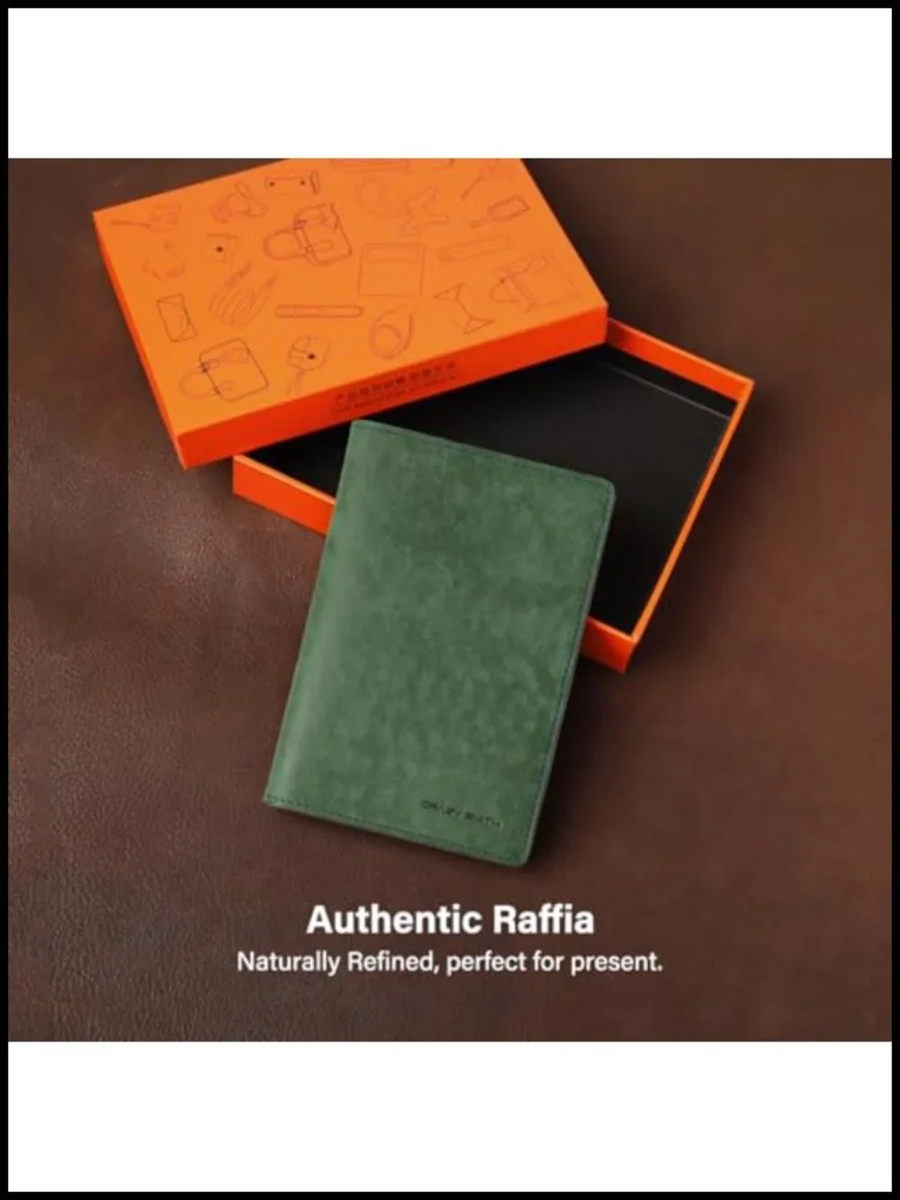 Handmade Genuine Leather Passport Holder with Card Slots | Travel Wallet Cover
